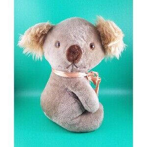 Vintage 14"  ACE Novelty COMPANY Koala Carnival Prize - sleepy sad eyes